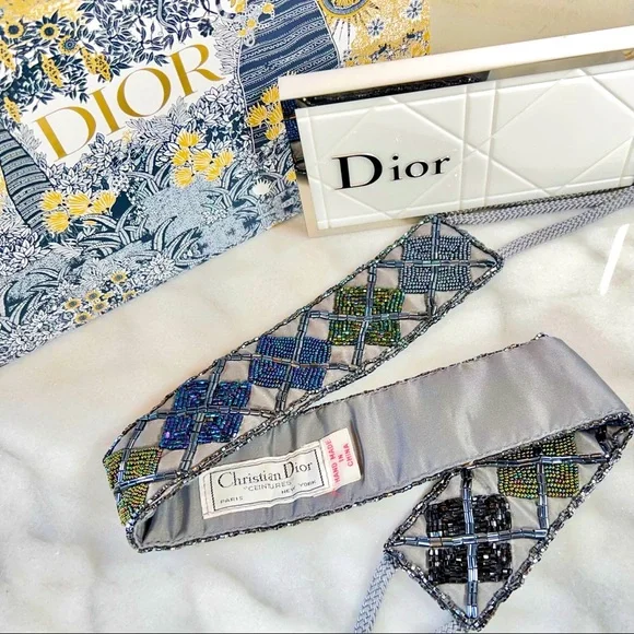 Dior | Accessories | Christian Dior Vintage Hand Beaded  display picture 3